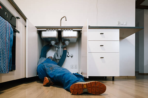 Professional Drain Cleaning technician working in Fallston, MD
